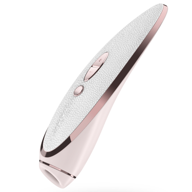 Vibratore Lusso Prêt-à-Porter in Silicone e Oro Rosa, Stimolazione Pressione e Vibrazione